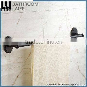 Customized Hotel Style Zinc Alloy ORB Finishing Bathroom Accessories Wall Mounted Single Towel Bar