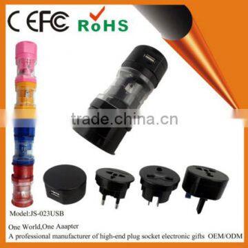 Fashion Business Gift Multi World Uk To Euro Plug Travel Universal Adapter photo-5