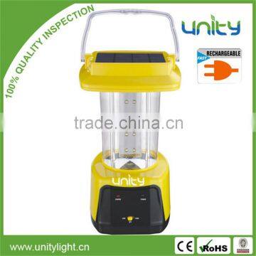 UNITY Rechargeable 6V LED Lantern Solar Camping Lamp
