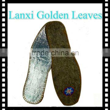 Bamboo Charcoal Fiber Warm Insole wool insole artificial snow boots insoles