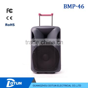 PA super bass rechargeable portable trolley bluetooth speaker