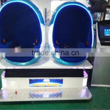 New experience electronic game vr 9d cinema 3 seat motion simulation machine