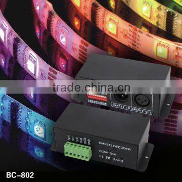 BC-802-1809 DC5V-24V Dream Color TM1809 Dmx Decoder ic 1809 Dmx Controller Led DMX Driver DC5V-24V photo-3