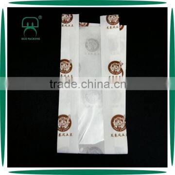 Custom Logo Food Grade Greaseproof Paper Bag for Baguette Bread