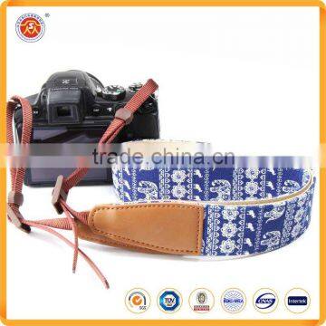 Fashion custom logo leather camera ncek strap for dslr in China factory