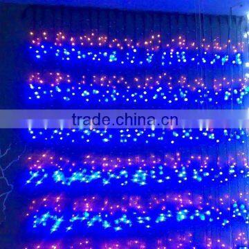 2012 CE RoHS outdoor use led christmas curtain waterfall lights