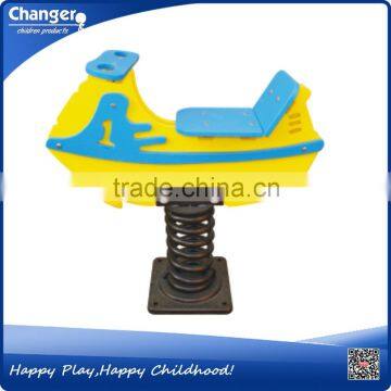 daycare Eco friendly playground spring rocking horse