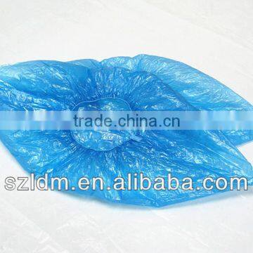 Cpe Shoe Cover Plastic Shoe Cover Disposable Shoe Cover Medical Shoe Cover Blue