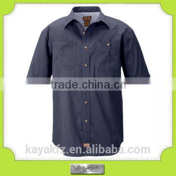 custom men's blank whosale cotton work shirt uniform