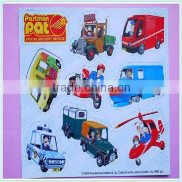 promotional postman printed paper fridge magnet