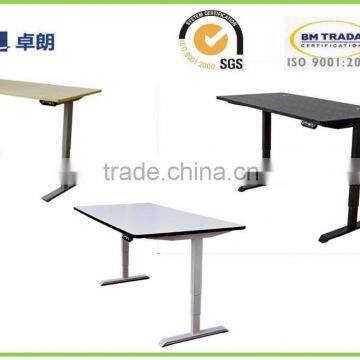 Electric lifting table for office with multi-color