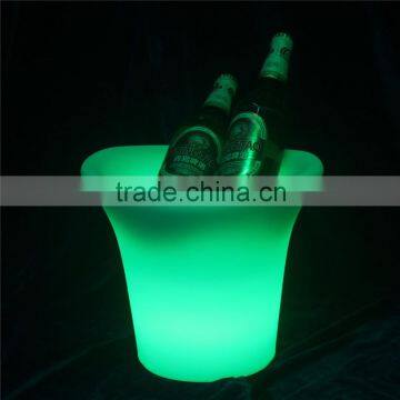 PE Plastic 16 Color Changing Rechargeable Bar Led Ice Bucket For Beer photo-2