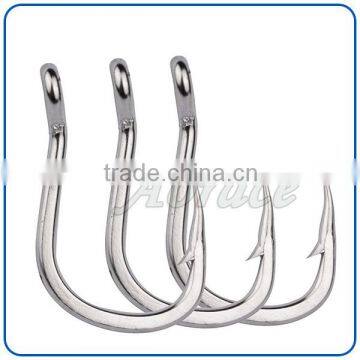 Lightweight outdoor fishing tools stainless steel silver bulk fishing hooks 1000