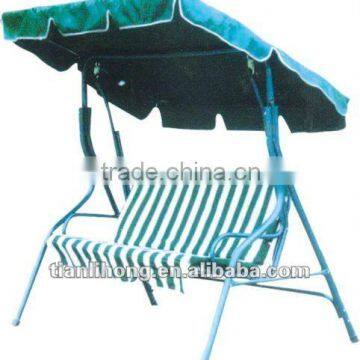 Outdoor Iron 3-seat garden Swing