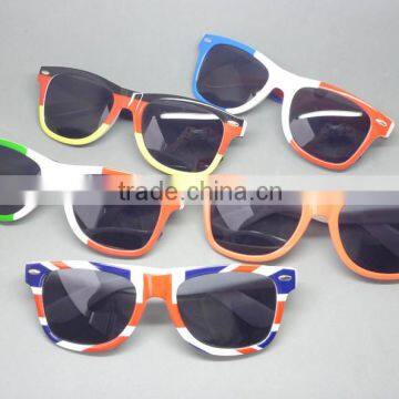 2015 flag printed custom promotion sunglasses