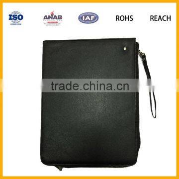 custom strong and durable pu leather A4 file folders/lever arch file