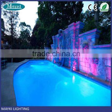 Outdoor sauna and swimming pool used 150W DMX waterproof fiber optic illuminator