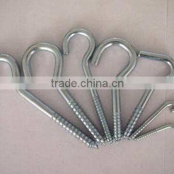 galvanzied carbon steel open C hook bolt screw