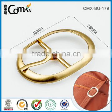 Zinc alloy pin buckle arc gold metal hat buckle hook