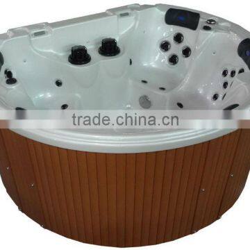 wholesale bath and body works products round outdoor spa with Pop-up LCD TV