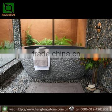 Hebei quyang factory supply artificial stone bathtub