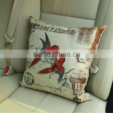 Fashion Digital Printing Custom Printed Cushion With Birds photo-2