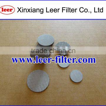 SS 316L Sintered Metal Filter Disc