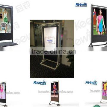 High-Tech of standing food kiosk for indoor restuatant advertising