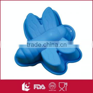 Blue color bee shape lovely cake molds silicone