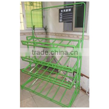 Excellent quality supermarket fruit and vegetable display rack