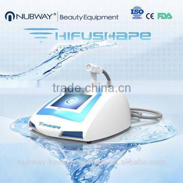 Deep Wrinkle Removal 2015 Popular Med Portable HIFU Painless Body Contouring Machine Slimming Device Pigment Removal