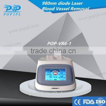 POPIPL 980nm laser vascular removal machine 980nm diode laser vascular removal spider vein machine