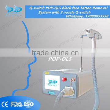 2016 rejuvi tattoo removal black face Tattoo Removal laser Q-switch /Tattoo Removal laser q switch nd yag laser tattoo removal