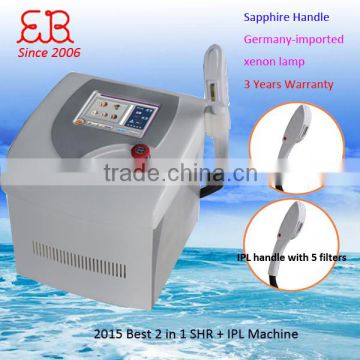 Multifunction New Design IPL SHR Hair Removal Device/IPL+RF/portable IPL Salon SHR Made In China With Competive Price Improve Flexibility