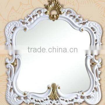 SJ-9191-2 42 1/2"x46 1/2" white girls bedroom mirror