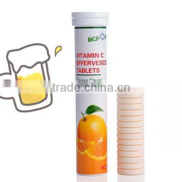 High quality vitamin c guarana energy effervescent tablet