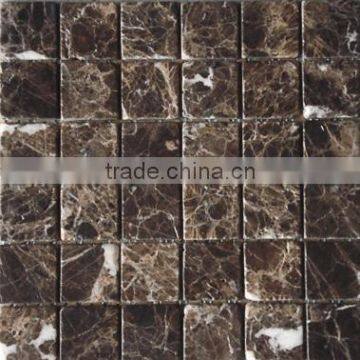 Marble mixed colour glass mosaic