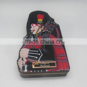 Santa Claus tin case gift box decorative Christmas gift tin boxes