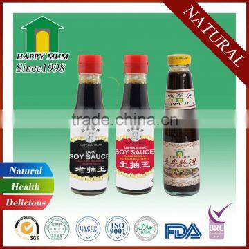 Natural brewed non-gmo superior light soy sauce 150ML EU Market
