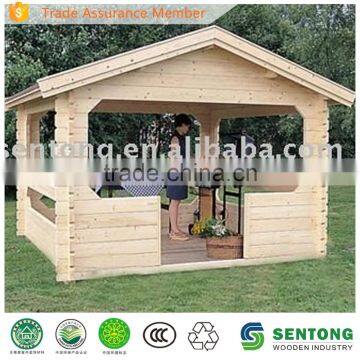 Cheap and good quality BBQ Wood Gazebo