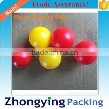 38mm PP,PE Plastic Game Ball, Plastic Hollow Ball