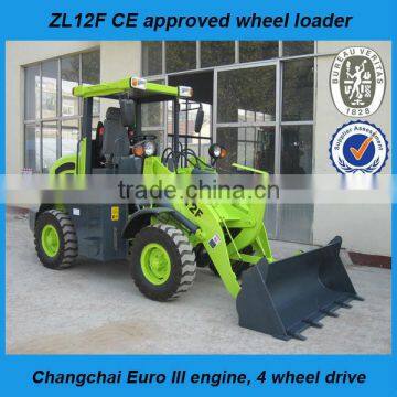 mini loader zl12f with auger
