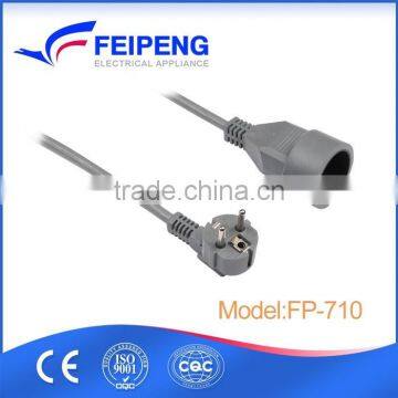 2017 factory supplier 2 pin extension cord