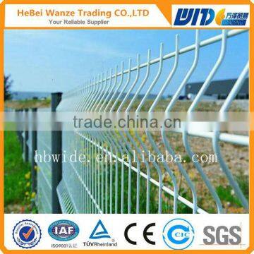 High quality best price urvy welded fence/galvanized&pvc coated curvy welded fence / curvy welded fence