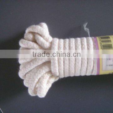 Braided cotton rope