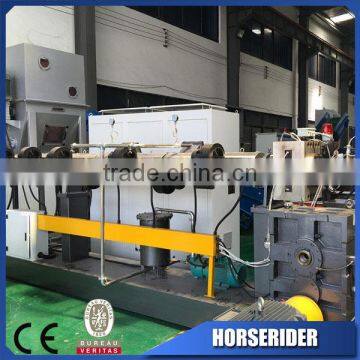 PP PE HDPE LDPE plastic pelletizing machine / Waste plastic pellet granulator recycling