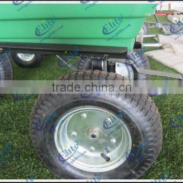 New 600 Lbs Steel Poly Rolling Garden Yard Utility Dump Tool Cart , Garden Dump Wagon photo-2