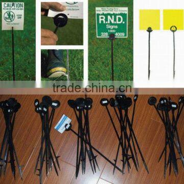 lawn stake step stake plastic stake garden stake