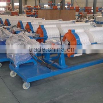 mobile sludge dewatering filter press used for fermentation, enzymes, RNA gelatin, food and beverage