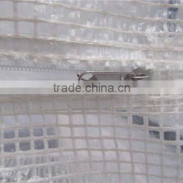 Transparent Clear Mesh Polyethylene Canvas Tarps,durable pe Clear Mesh Tarpaulin for Scaffold Cover photo-4